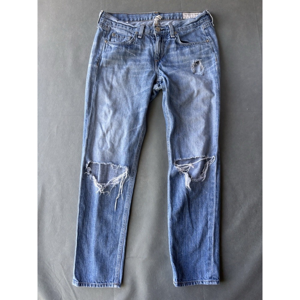 Rag & Bone Women's Distressed Boyfriend Jeans In Buckley Sz 24